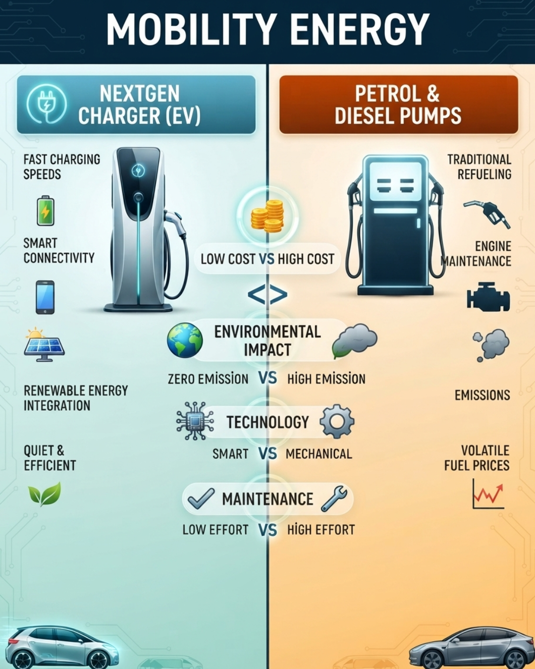 Are EV Chargers Cheaper Than Petrol and Diesel?
